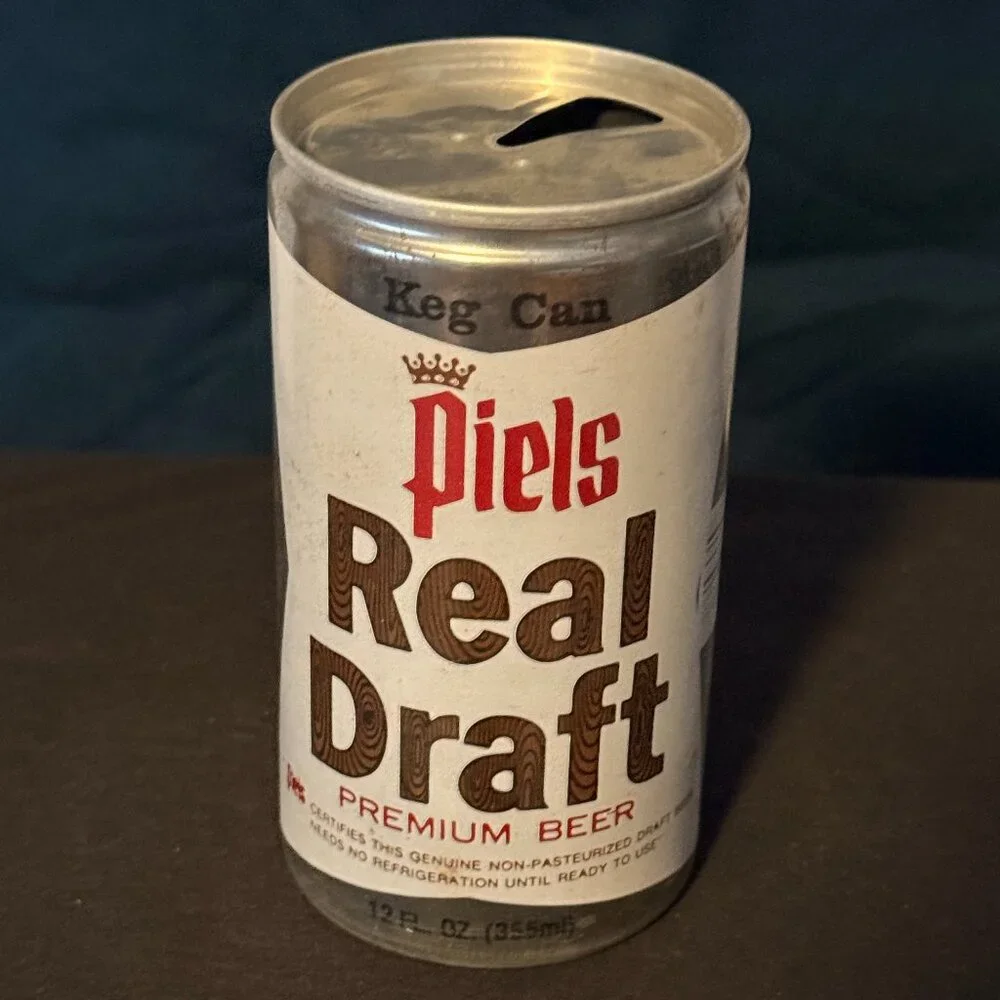 Piels Real Draft  vintage beer can